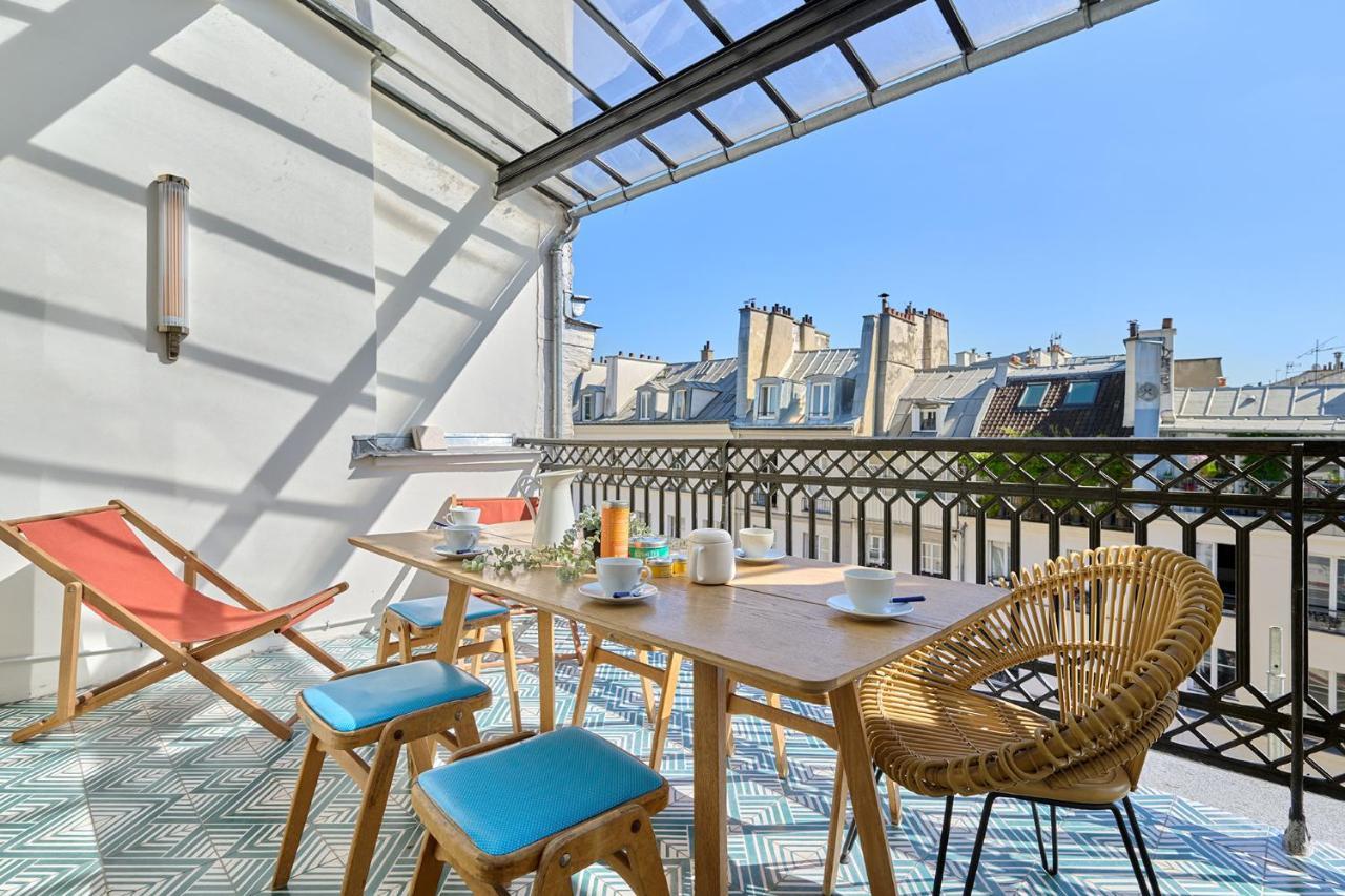 Apartment Center Of Paris With Terrace By Studio Prestige Kültér fotó