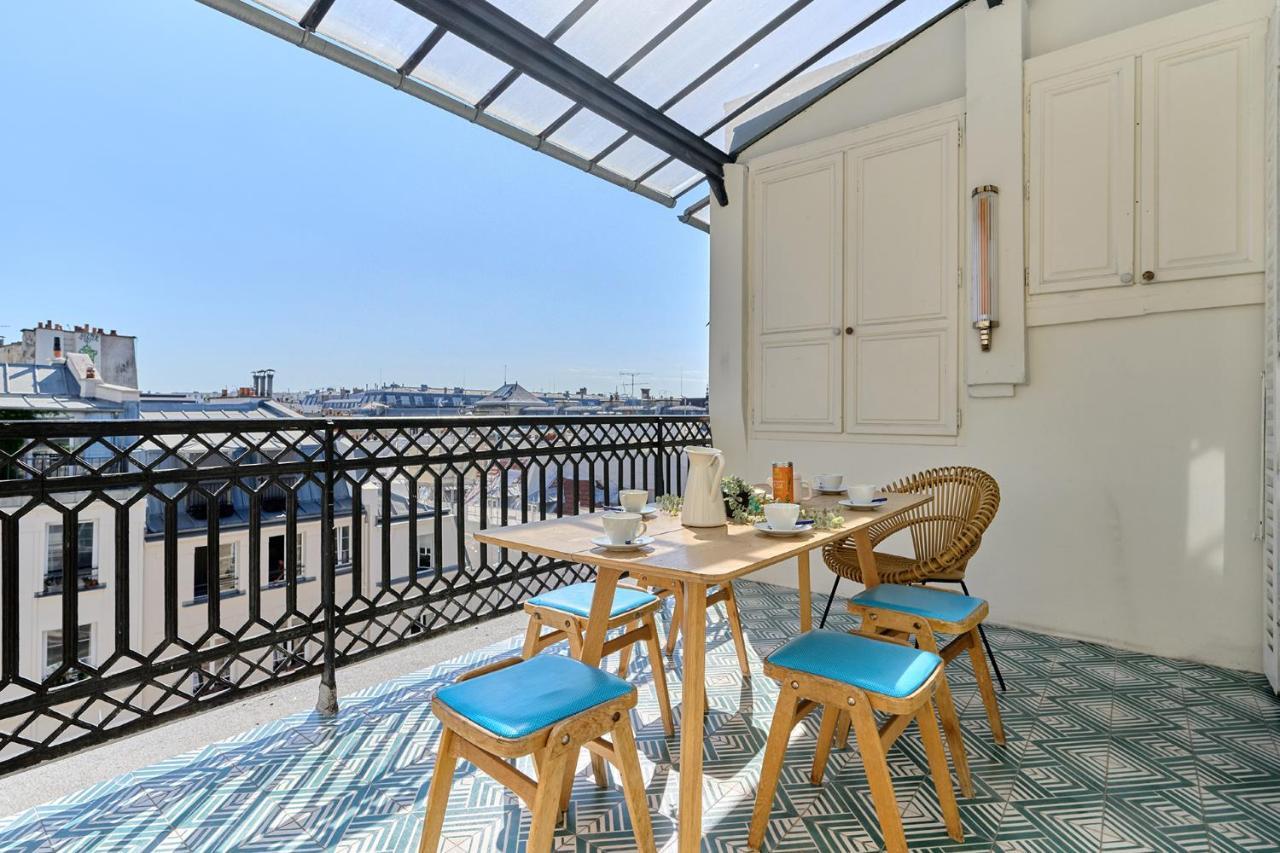 Apartment Center Of Paris With Terrace By Studio Prestige Kültér fotó