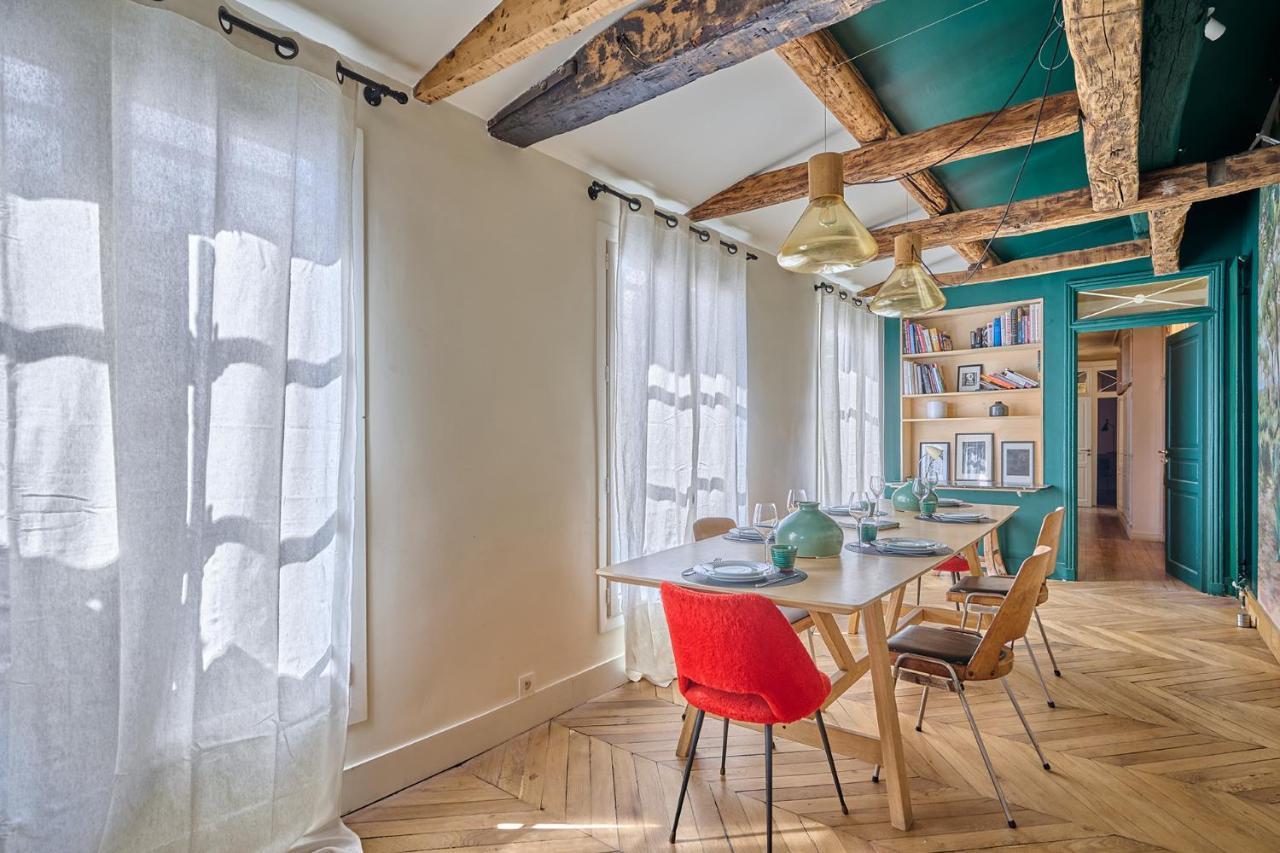 Apartment Center Of Paris With Terrace By Studio Prestige Kültér fotó