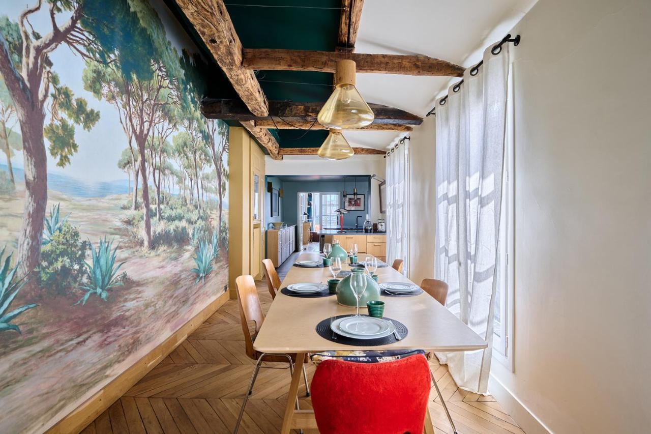 Apartment Center Of Paris With Terrace By Studio Prestige Kültér fotó