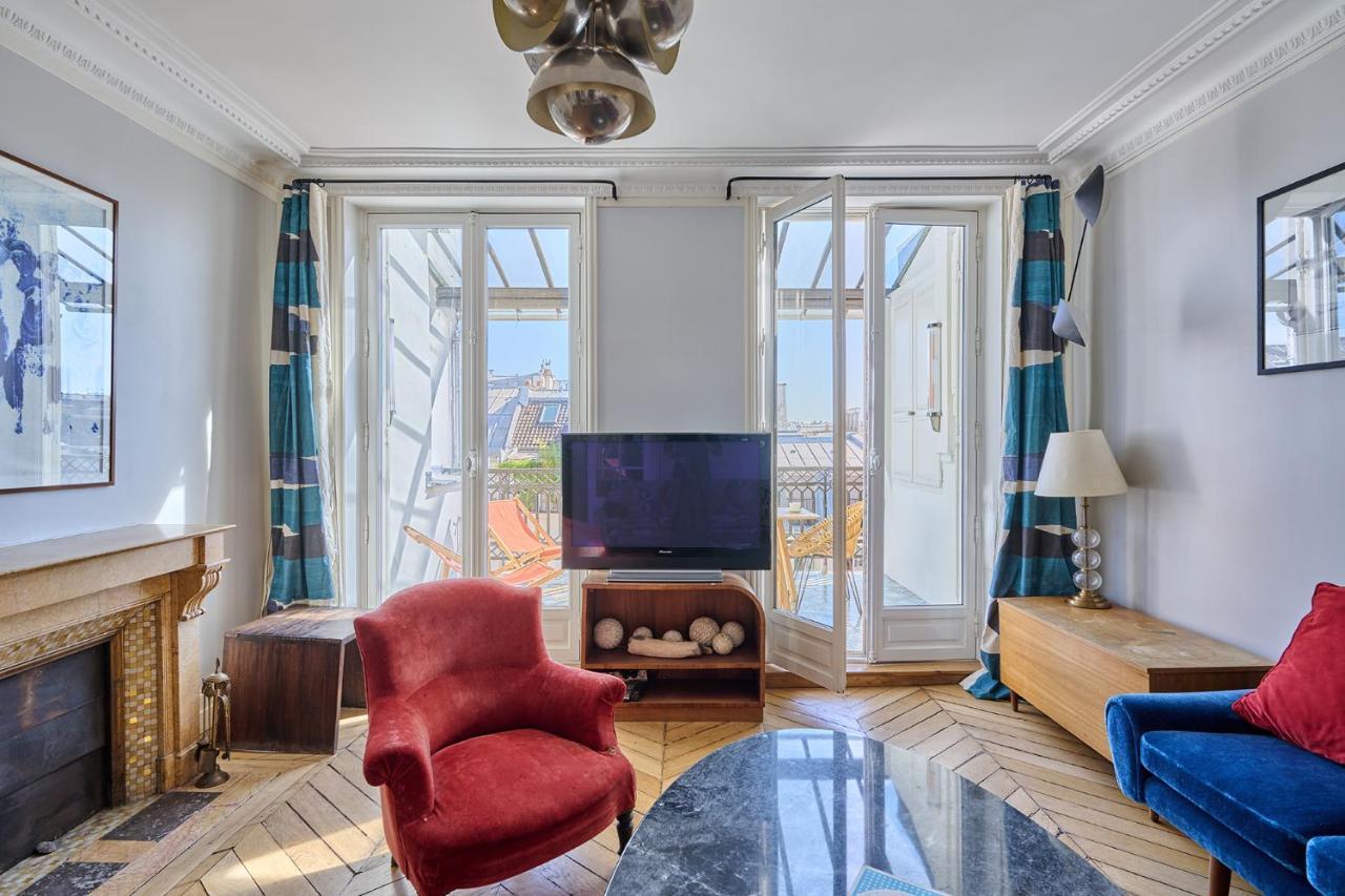 Apartment Center Of Paris With Terrace By Studio Prestige Kültér fotó
