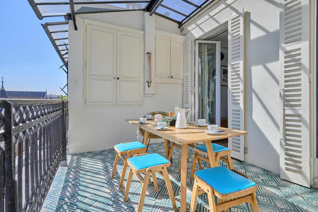 Apartment Center Of Paris With Terrace By Studio Prestige Kültér fotó