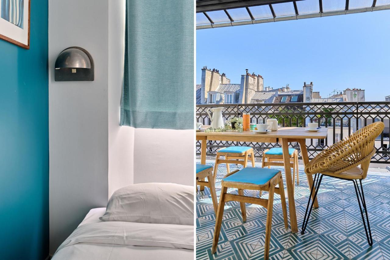 Apartment Center Of Paris With Terrace By Studio Prestige Kültér fotó